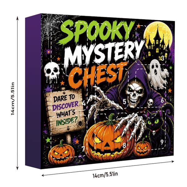 9-dages Halloween-julekalender, overraskende mini-pynt i harpiks