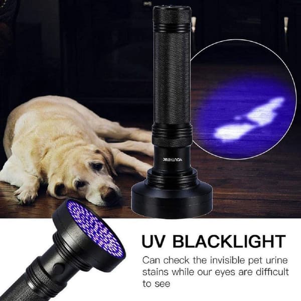 UV-taskulamppu 100 LEDillä - suuret_erikoislahjat 紫色灯光