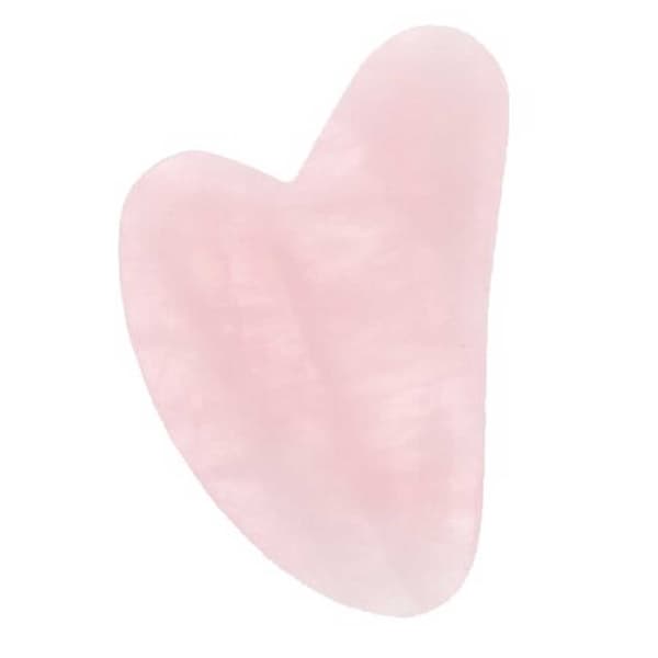 Resin Rose Quartz Gua Sha Stone Ansiktsverktøy rosa