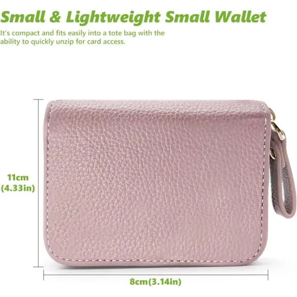 Liten lommebok for kvinner (rosa)