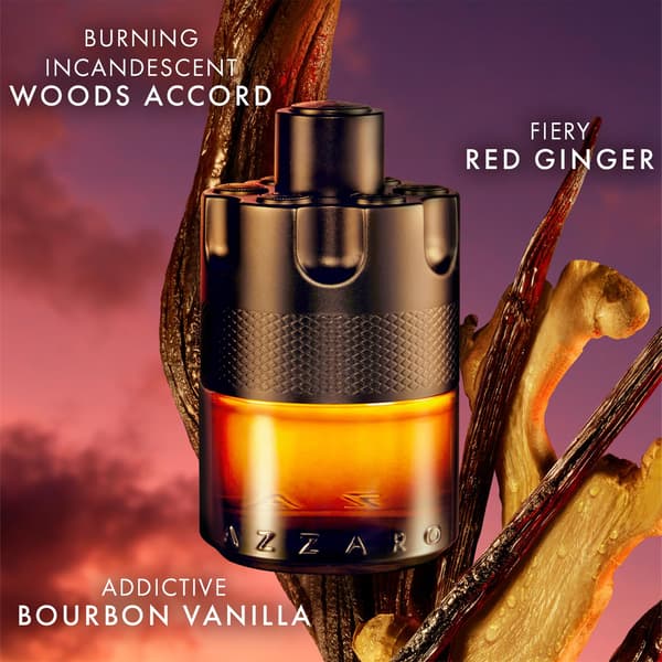 Azzaro The Most Wanted Parfum til mænd - En rig og forførende krydret duft, perfekt til en date - Langvarig duft - Sort Black