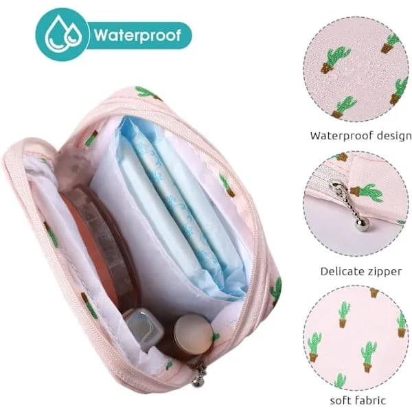 3-pakning menstruasjonsposer, sanitærbindposer, første menstruasjonsposer, bærbare menstruasjonsposer