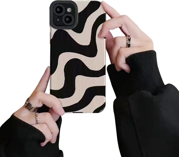Kompatibel med iPhone 15 Fodral Mode Enkelt Sött Zebra St