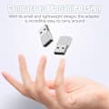 2-pack USB-C till USB-adapter för dataöverföring och laddning, silver