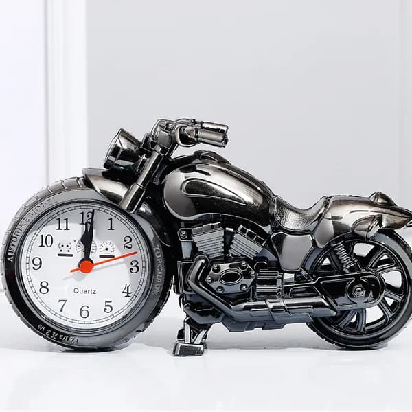Motorcykel Vækkeur - Sort Black