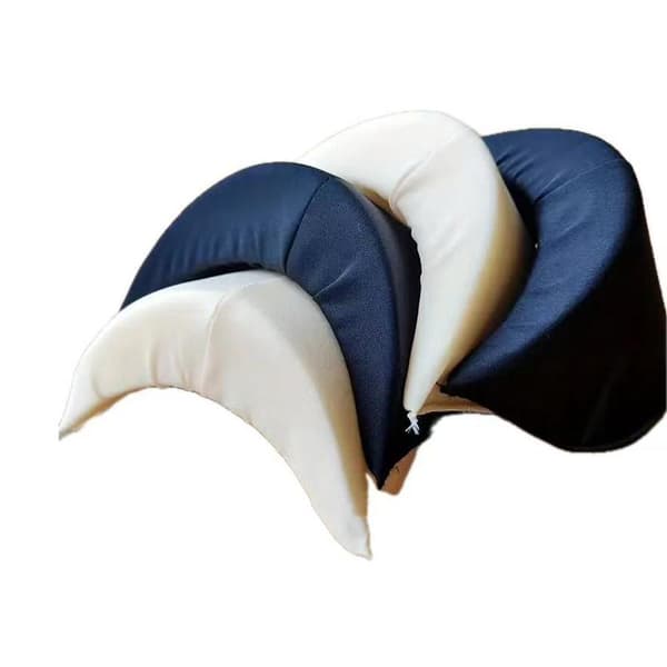 1 Pair Thick Large 35mm Sponge Shoulder Pads, Black, White, Nude A2