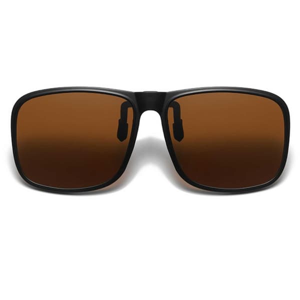 Opklappelige Solbriller Clip-On Brun brun