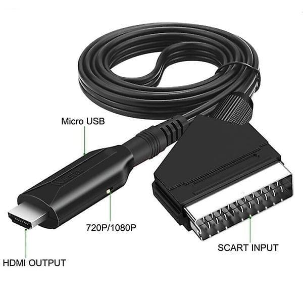 SCART til HDMI Alt-i-én Adapter, 1080p