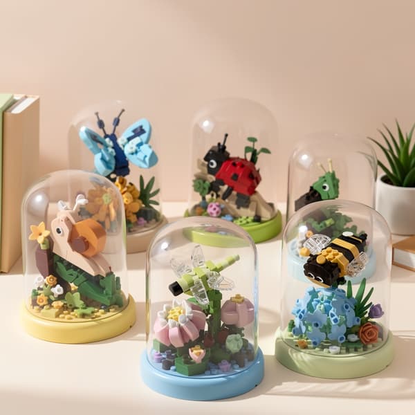Insekt Mikro Byggeklods Model, Sød ABS Minifigur