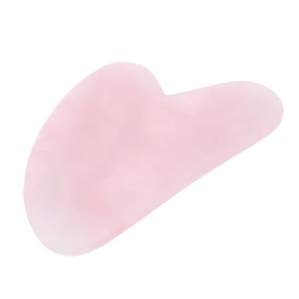 Resin Rose Quartz Gua Sha Stone Ansiktsverktøy rosa
