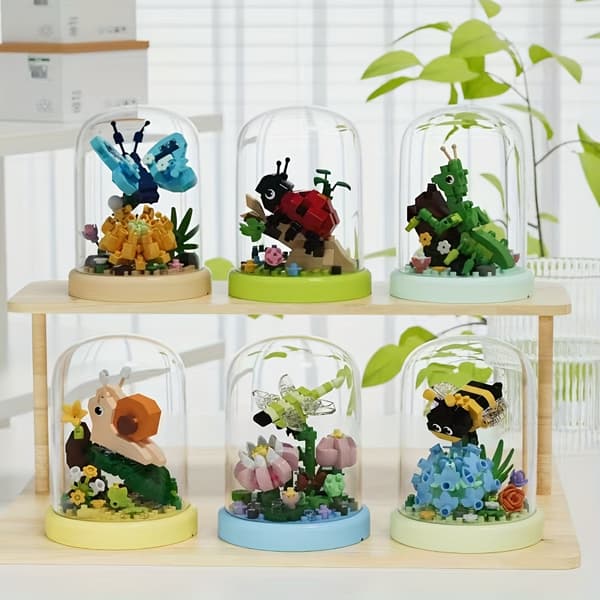 Insekt Mikro Byggeklods Model, Sød ABS Minifigur