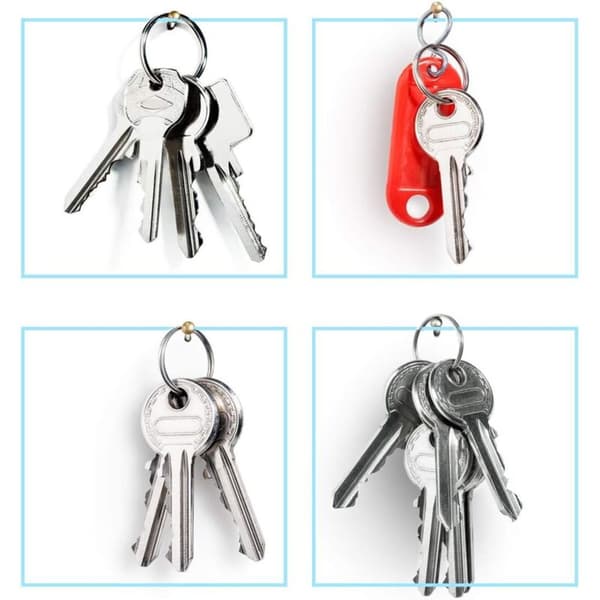 100 pcs Keychains, Car Key Pendants for Home DIY Arts and Crafts