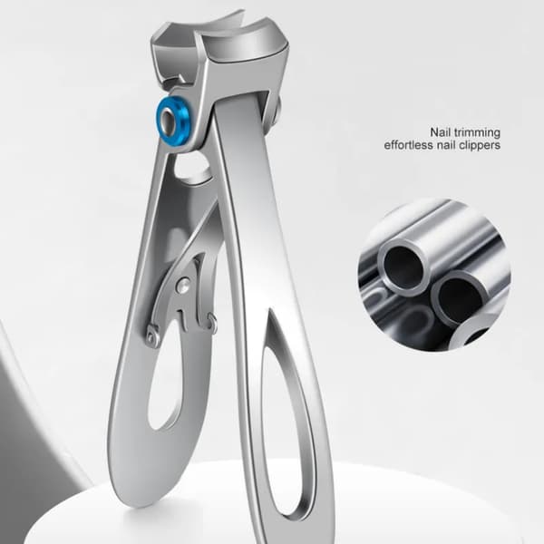 Extra Large Toenail Clippers for Thick Nails, Heavy Duty Professional Home Tools Silver