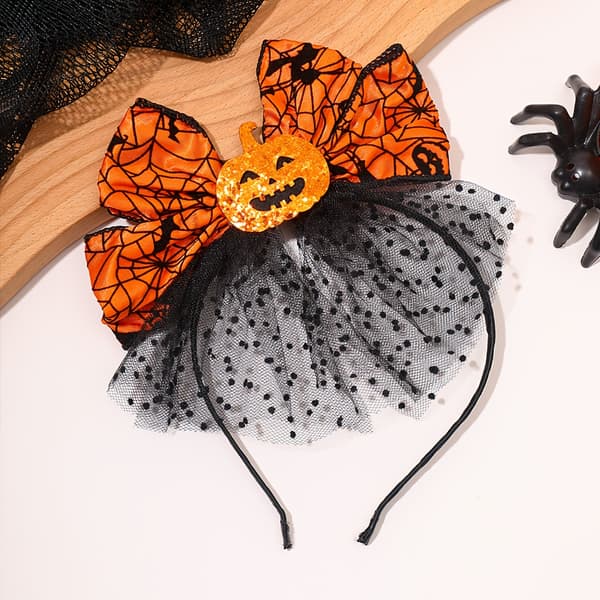 2-osainen Halloween-kurpitsahiustarvikesetti
