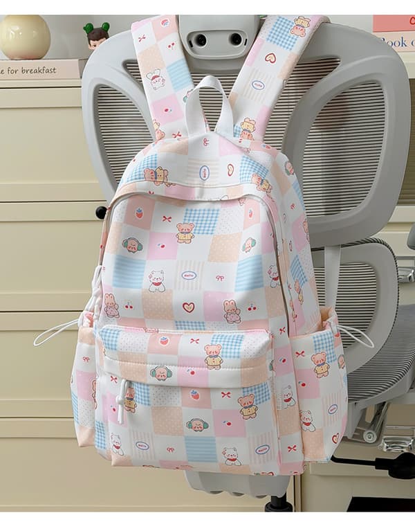 Polyesterireppu 30x43cm Opiskelijareppu Pink