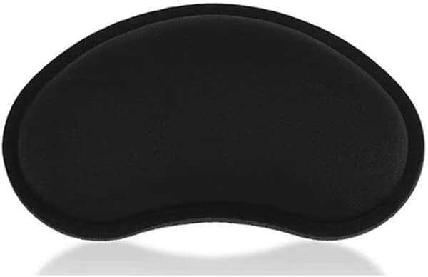 1 stk. håndledsstøtte til mus, håndledsstøtte med memoryskum, ergonomisk til aflastning af håndleddet, sort musemåtte sæt, håndledsstøtte til mus