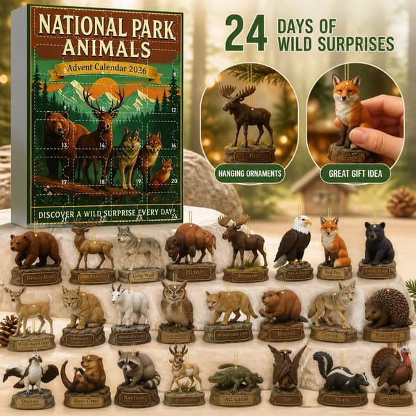 Nationalpark Dyreliv Julekalender, 24-dages nedtælling til jul
