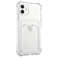 iPhone 11 skal med korthållare TPU transparent