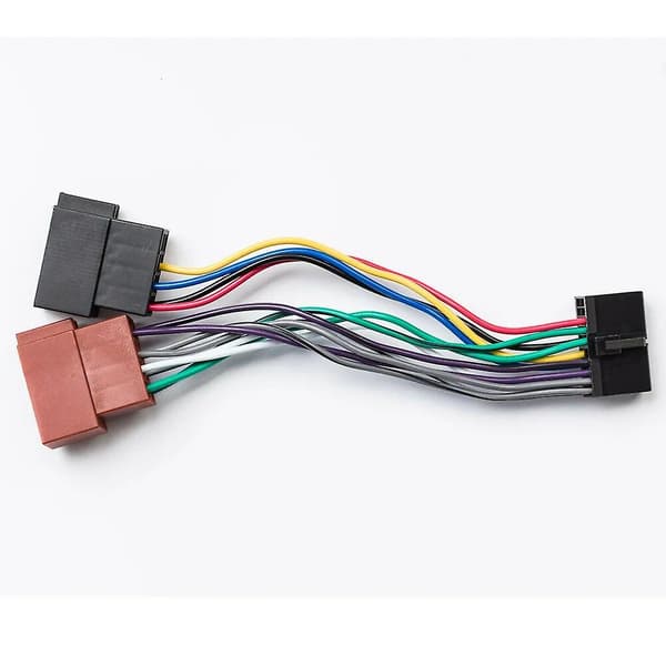 20-bens ISO bilstereo ledningsadapter til kompatible DIN-hovedenheder