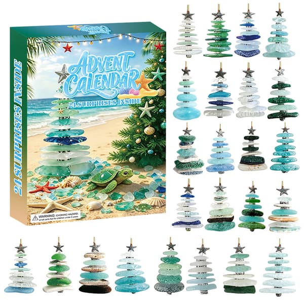 24-dages julekalender, ophæng i havglas-stil