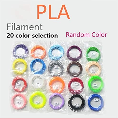 3D-filamentti 3D-kynä PLA 3D-kynäfilamentti 20 väriä 1,75 mm 5M (16,4 jalkaa) joka väri