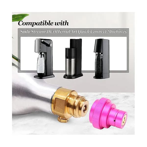 Duo-quick Connect Qc, Art og Terra CO2-kvikadaptere til udskiftning af CO2-cylinder Tr21-4 hanstik.