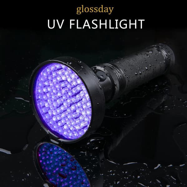 UV-taskulamppu 100 LEDillä - suuret_erikoislahjat 紫色灯光