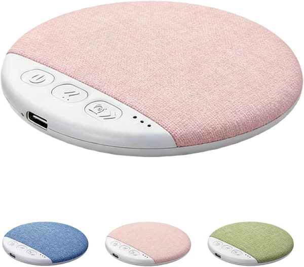 Bluetooth pudhøjttaler med hvid støj-timer og stereolyd, grøn Pink