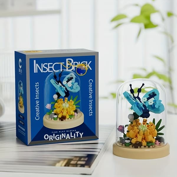 Insekt Mikro Byggeklods Model, Sød ABS Minifigur