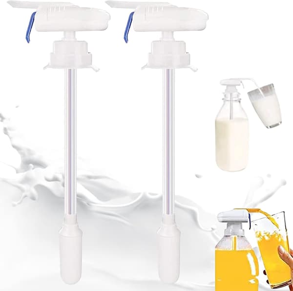 Automatic Milk Dispenser (2-pack), Mini Beer Keg Dispenser, Automatic Electric Beverage Dispenser