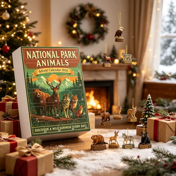 Nationalpark Dyreliv Julekalender, 24-dages nedtælling til jul