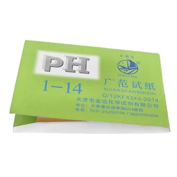 pH-test lakmuspapir - 80 ark i flere farger