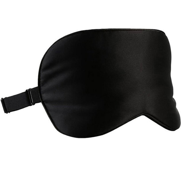 Sovmask, 100% siden, svart.