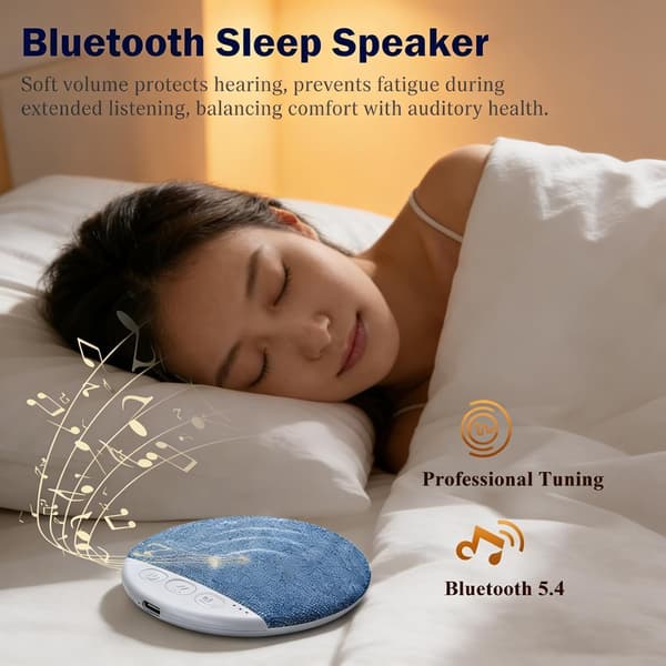 Bluetooth pudhøjttaler med hvid støj-timer og stereolyd, grøn Green