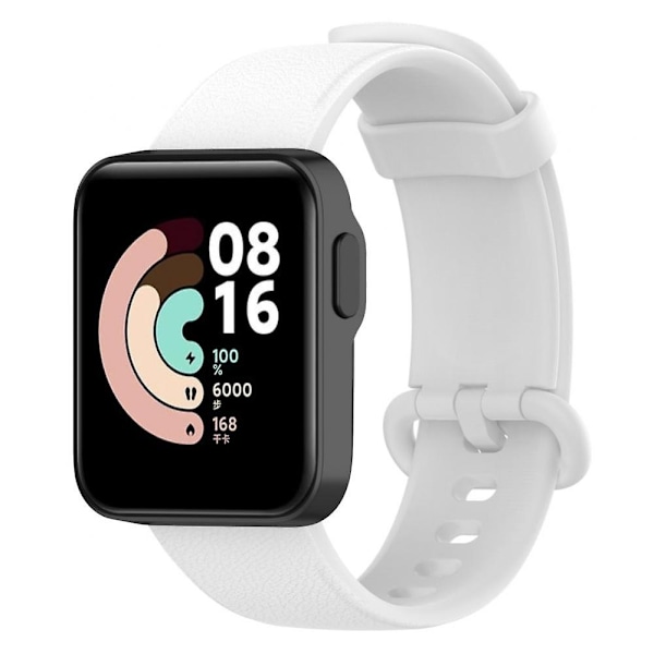 Rem for Xiaomi Mi Watch Lite - Rem for håndledd - Silikonrem for Redmi Watch 2 Lite - Rem for armbånd - WELLNGS Red