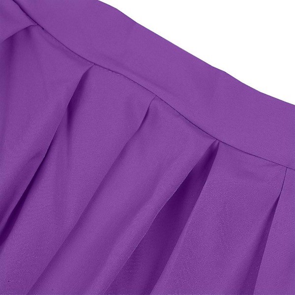 Fashion Anime Med En Piga Kostym Söt Cosplay Rollspel Klänning-WELLNGS Purple XXXXL