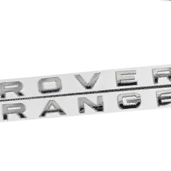 3D ABS Musta Auton Takaluukun Evoque-Logo Velar-Merkki Vogue Se Kirjainmerkki Range Rover Sportille L322 L320 L494 Tarra Tarvikkeet Kb-WELLNGS RR Chrome
