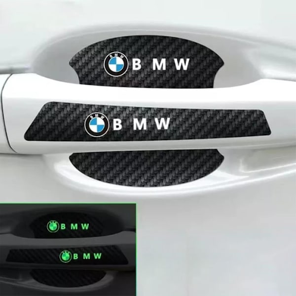 8 kpl Luminoidut Auton Ovikahvan Kupin Tarrat Korkean Joustavuuden Kupin Tarra Sopii Mitsubishi-WELLNGS 1 1