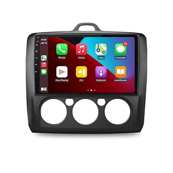 Android GPS Bilradio Kompatibel med Focus 2 Mk 2 2004 - 2011 Stereo Multimedia Videospelare DSP CarPlay-WELLNGS