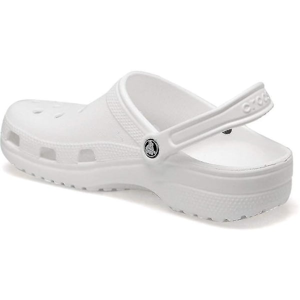 Unisex-aikuiset Classic Clogs-WELLNGS White 11 Women-9 Men