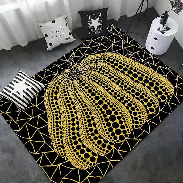 Yayoi Kusama Taide Lattiapäällyste Pohjoismainen Tyyli Koti Ovimatto Kylpyhuone-wc Matot Makuuhuone Hotelli Sisustus Matto-WELLNGS z5 60x90cm