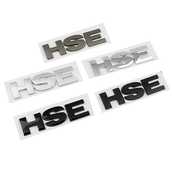 3d Abs Hse V8 Letters Auton Takatavaratilan Fenderin Merkki Embleemi Tarrat Land Rover Range Rover Sport Vogue Discovery 4-WELLNGS V8-Gloss Silver