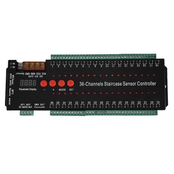 LED Bevægelsessensor Trappe Lys Strip Controller Dæmpning Indendørs Bevægelse 12V Fleksibel LED Strip Trin St-WELLNGS