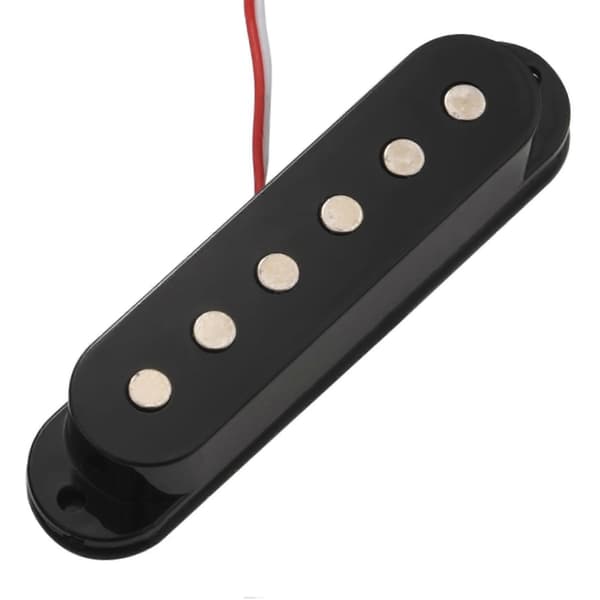 Elektrisk Gitarr Pickup-Koppling Förkopplad 5-Vägs Switch SSS Pickup för ST Elektrisk Gitarr Svart-WELLNGS