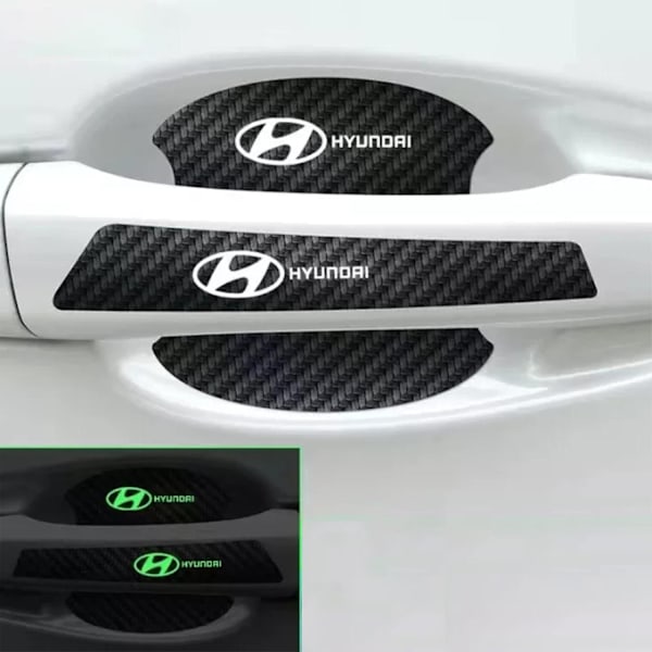 8 kpl Luminoidut Auton Ovenkahvan Kulho Tarrat Korkean Joustavuuden Kulho Tarra Sopii Mitsubishi-WELLNGS 1 11