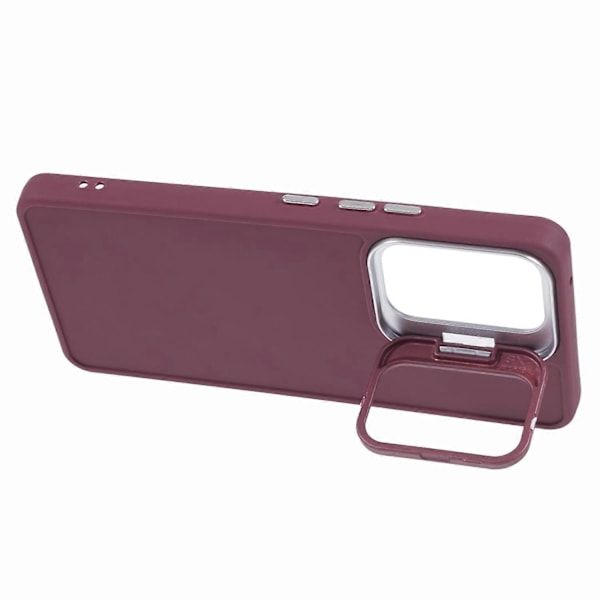 QH-sarja Samsung Galaxy A52 4G/5G/A52s 5G silikonipuhelinkuorelle linssijalustalla - WELLNGS Style D