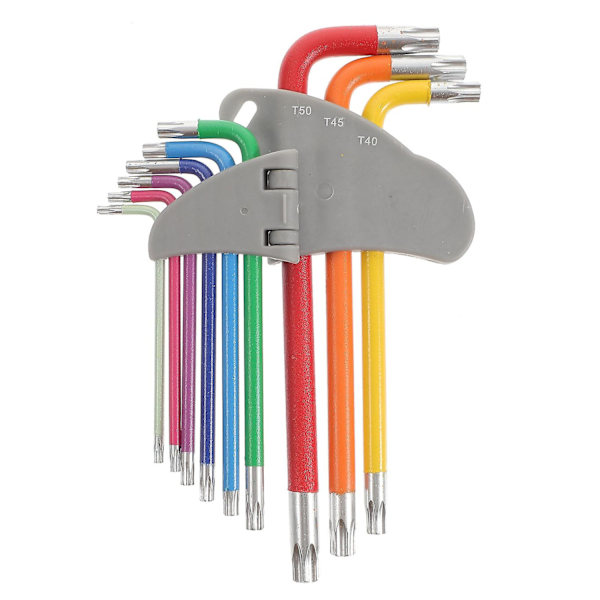1 Sarja Torx-avaimia, Sekalaiset Torx-ruuvimeisseli, Monikäyttöinen Pitkävarsi Torx-avain - WELLNGS
