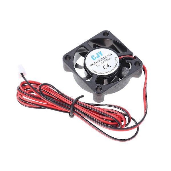 DC 24V 4010 Mini Køleblæser Brushless 40x40x10mm Lille Udstødningsblæser til 3D-printer - WELLNGS