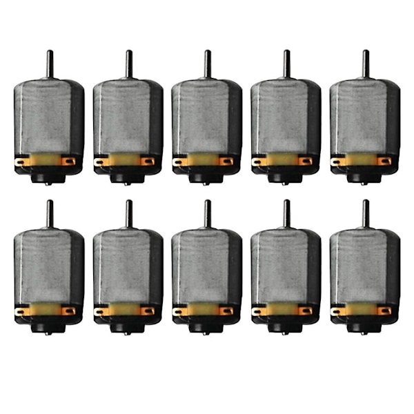 10 stk. Mini 130 DC-motor Stærk magnetisk børstet elektrisk 25000 o/min Legetøj Elektrisk motor, Diy fjernbetjening-WELLNGS