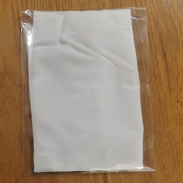 2 stk. Sommer Kvinder Anti Chafing Lårbånd Slankere Bånd Høj Elastisk Silica Gel Anti-friktion Beskyttelse Benvarmer Plus Størrelse Tw-WELLNGS White B 47-55 cm